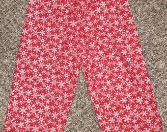 Snowflakes  Flannel Pants Child  Sz 3T