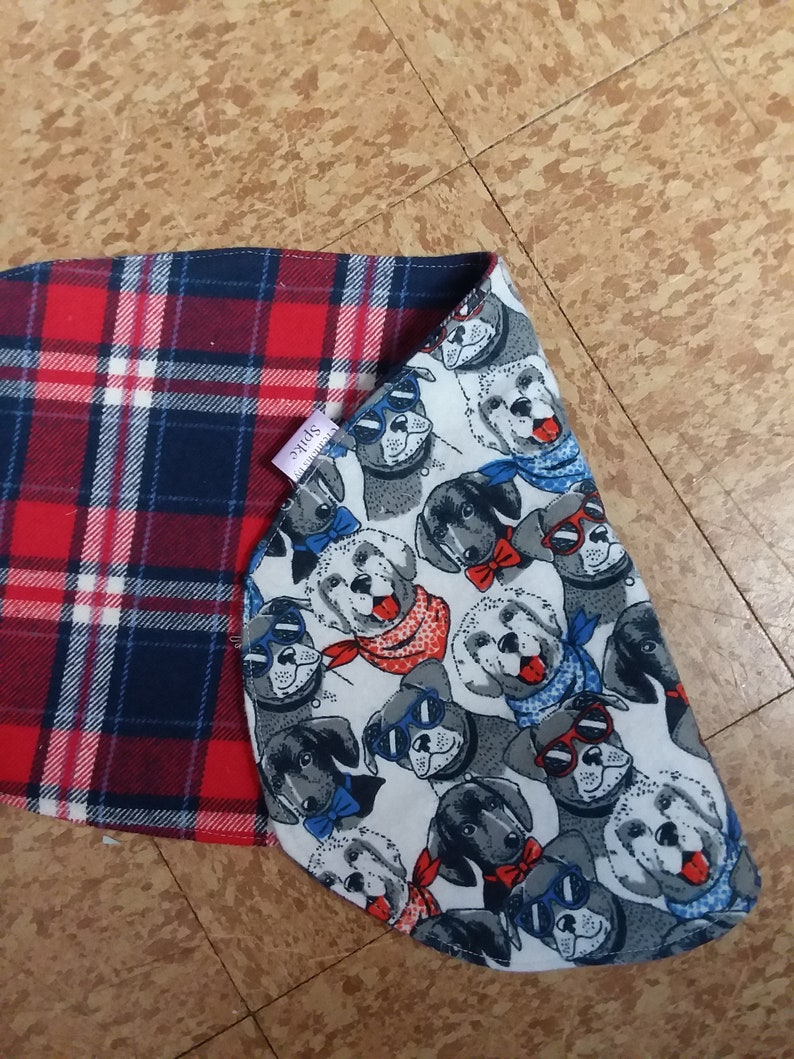 Dogs in Sunglasses and Bandanas Burp Cloth