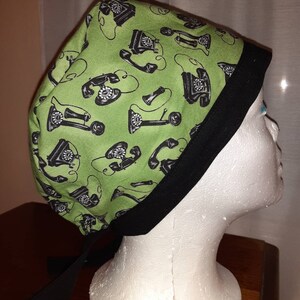 Vintage Telephones Surgical Scrub Cap