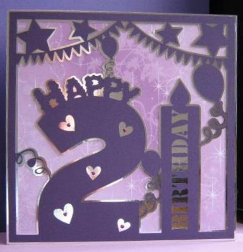 Download 21st Birthday Toppers with Mats SVG Digital Cutting File ...