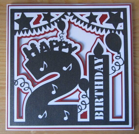 Download 21st Birthday Toppers With Mats Svg Digital Cutting File Etsy