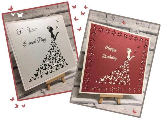 Download Butterfly Dress Pop Out Designs Svg Dxf Etsy PSD Mockup Templates