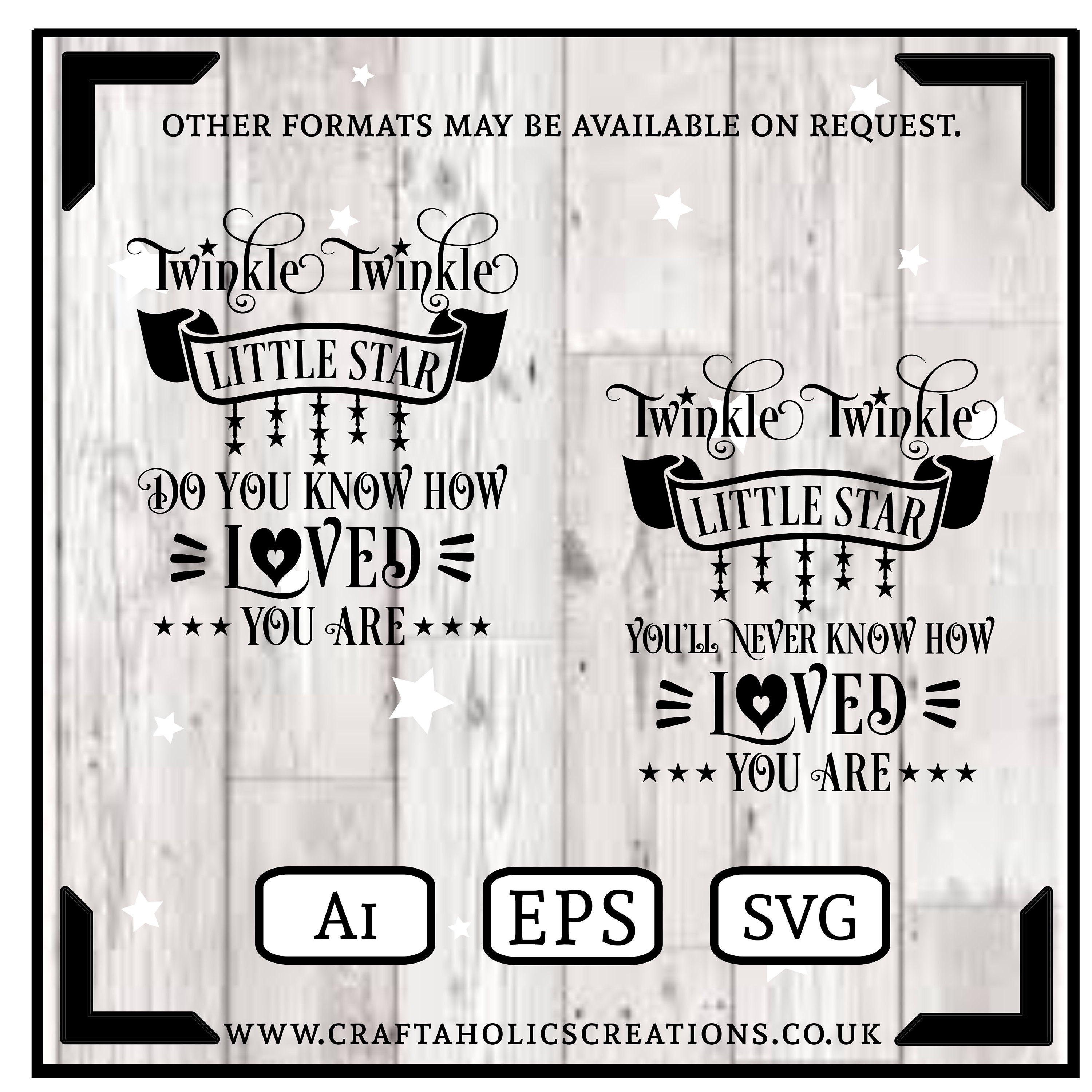 Twinkle Twinkle…..ai EPS & Svg…..digital Download - Etsy UK