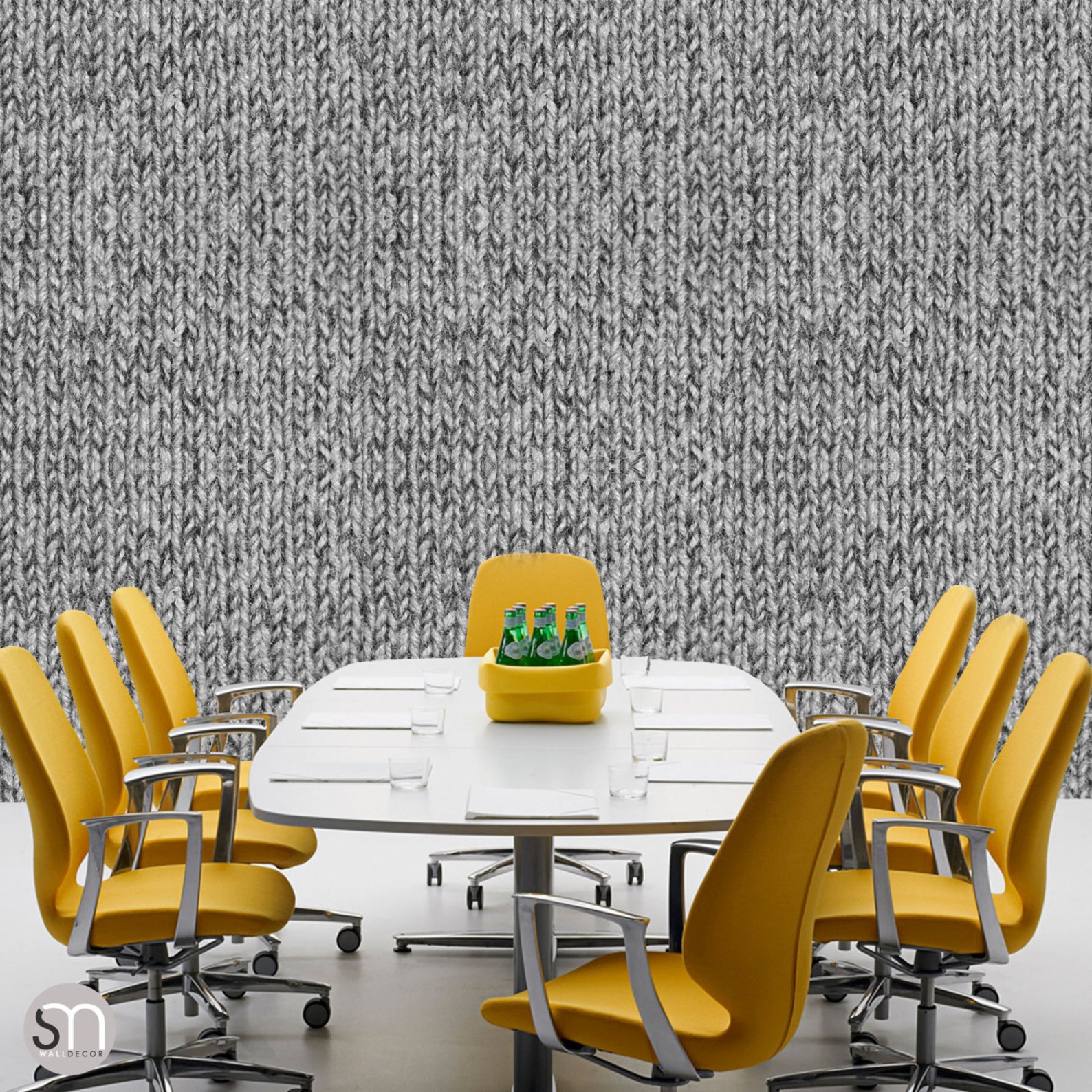 GREY KNIT SWEATER Self Adhesive Removable Wallpaper by - Etsy