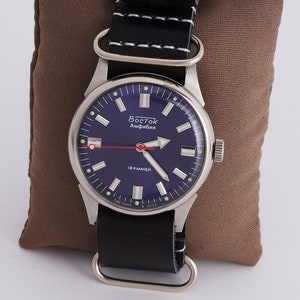 Guarda l'orologio vintage Vostok. diam.38,0mm Orologio da uomo, regalo per lui migliore amico regalo orologio da uomo regalo orologio da uomo orologio meccanico retrò