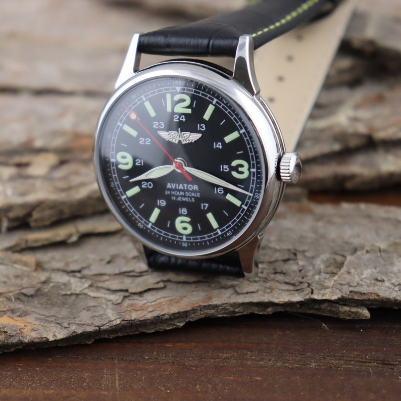 Watch Aviator - Shturmanskie. vintage watch. Сase is steel, Soviet watch, Mens watch, gift for him, Birthday gift, best friend gift, antique