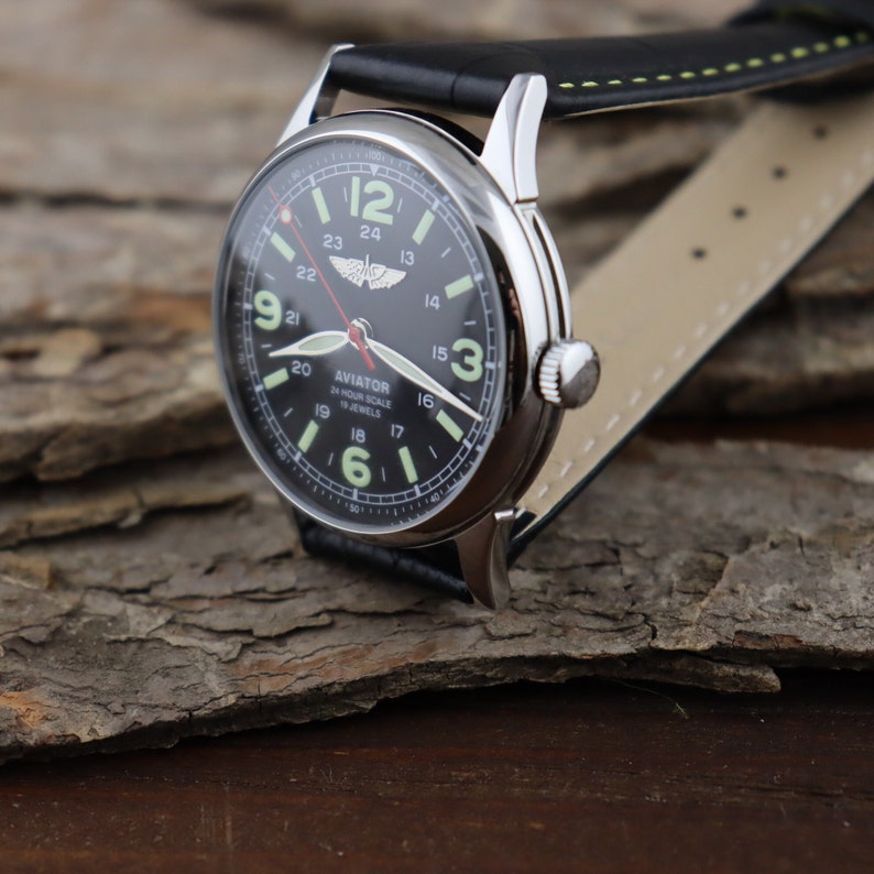 Watch Aviator - Shturmanskie. vintage watch. Сase is steel, Soviet watch, Mens watch, gift for him, Birthday gift, best friend gift, antique