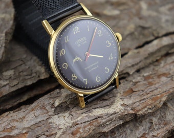 Men vintage wrist watch with metal bracelet, mechanical watch, Gift for Him, Mens Gift, Collectible watch, Father's Day Gift Men