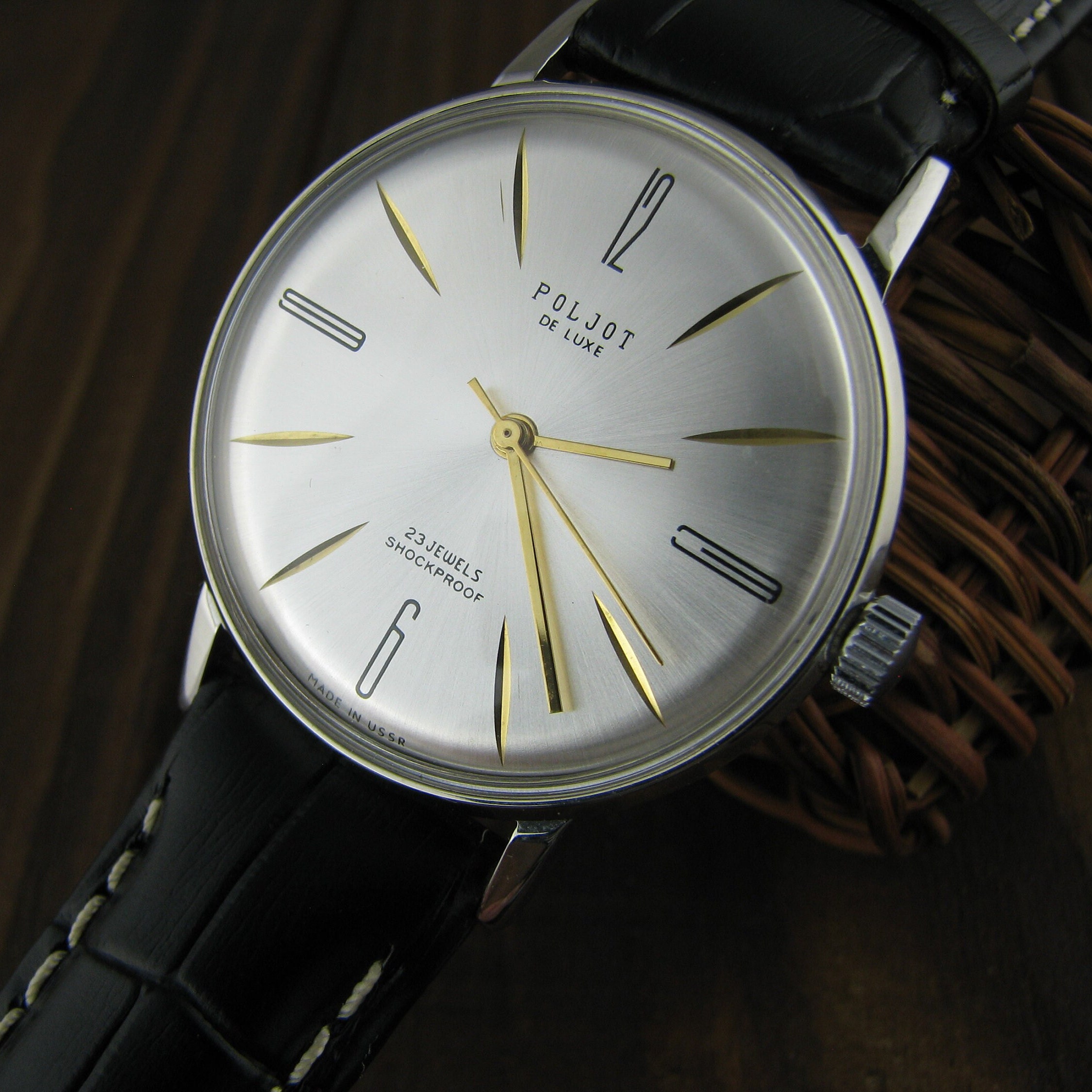 montre vintage, Montre Poljot de Luxs, Luch. Calibre 2209 Montres mécaniques pour hommes montre soviétique, montre homme, cadeau pour lui montre montr