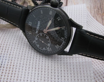 Relógio vintage molnija, relógio masculino, presente para ele, relógio masculino, relógios para homens, relógio mecânico, relógio militar
