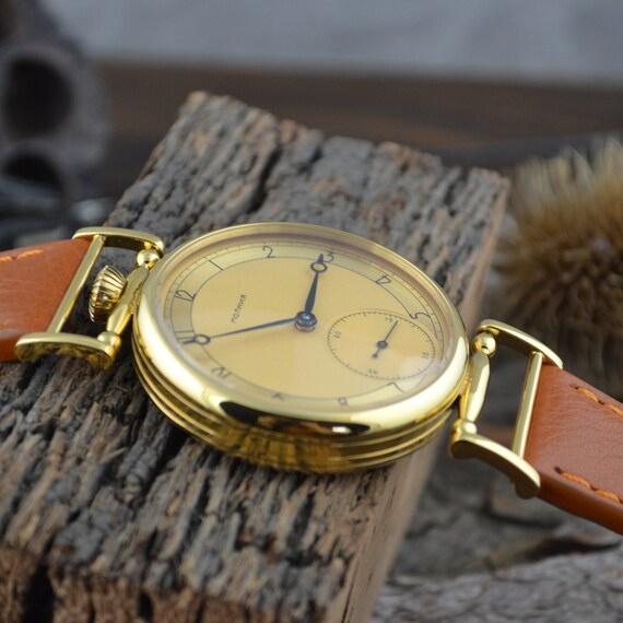 Molnija JL 3602 - Orologio Da Taschino Meccanico Russo Con Scritta In Lingua Inglese "Amore Coppia Di Agricoltori E Agricoltori - Foto 5