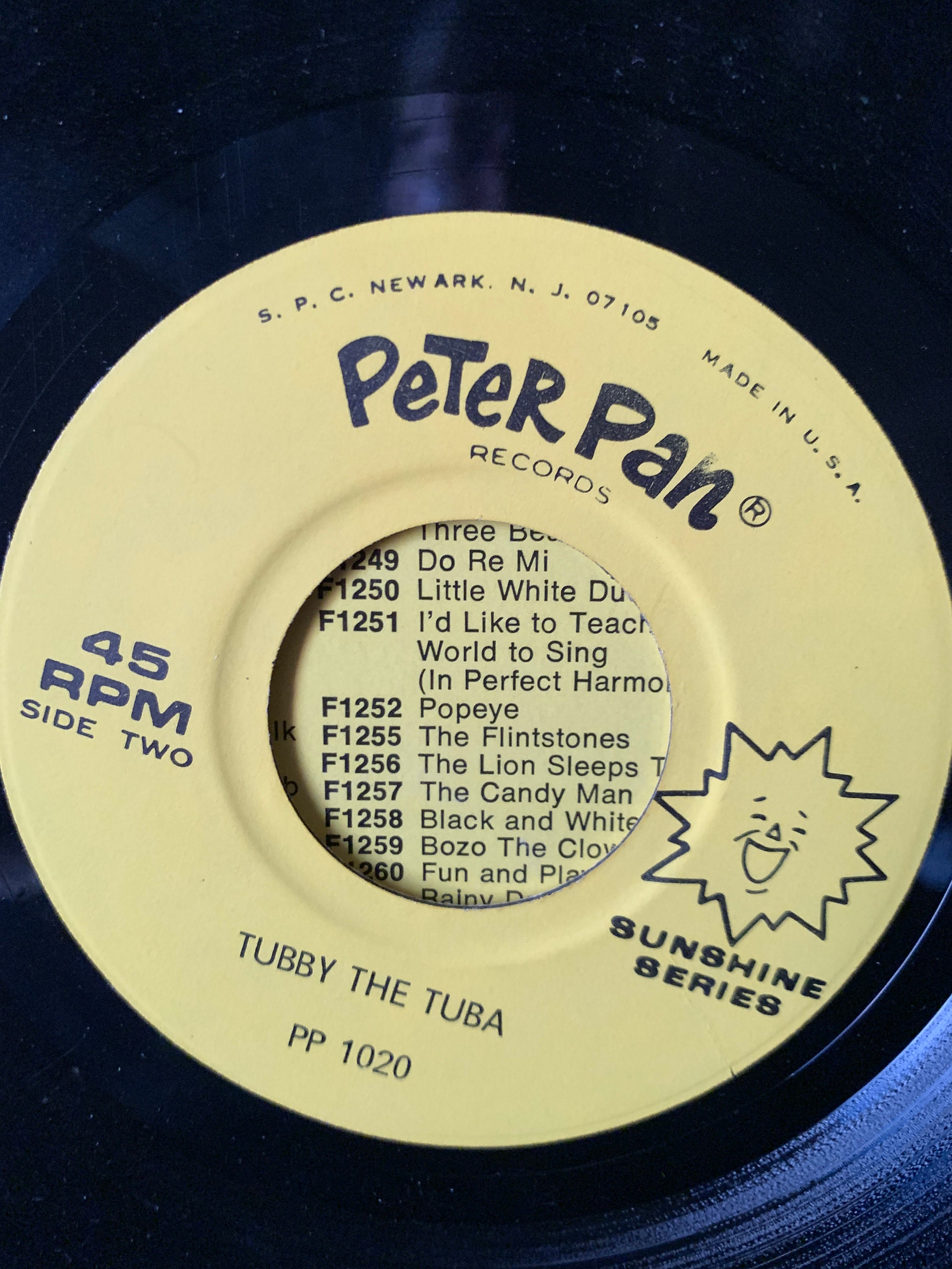 1980s Childs Record TUBBY THE TUBA Peter Pan Records - Etsy