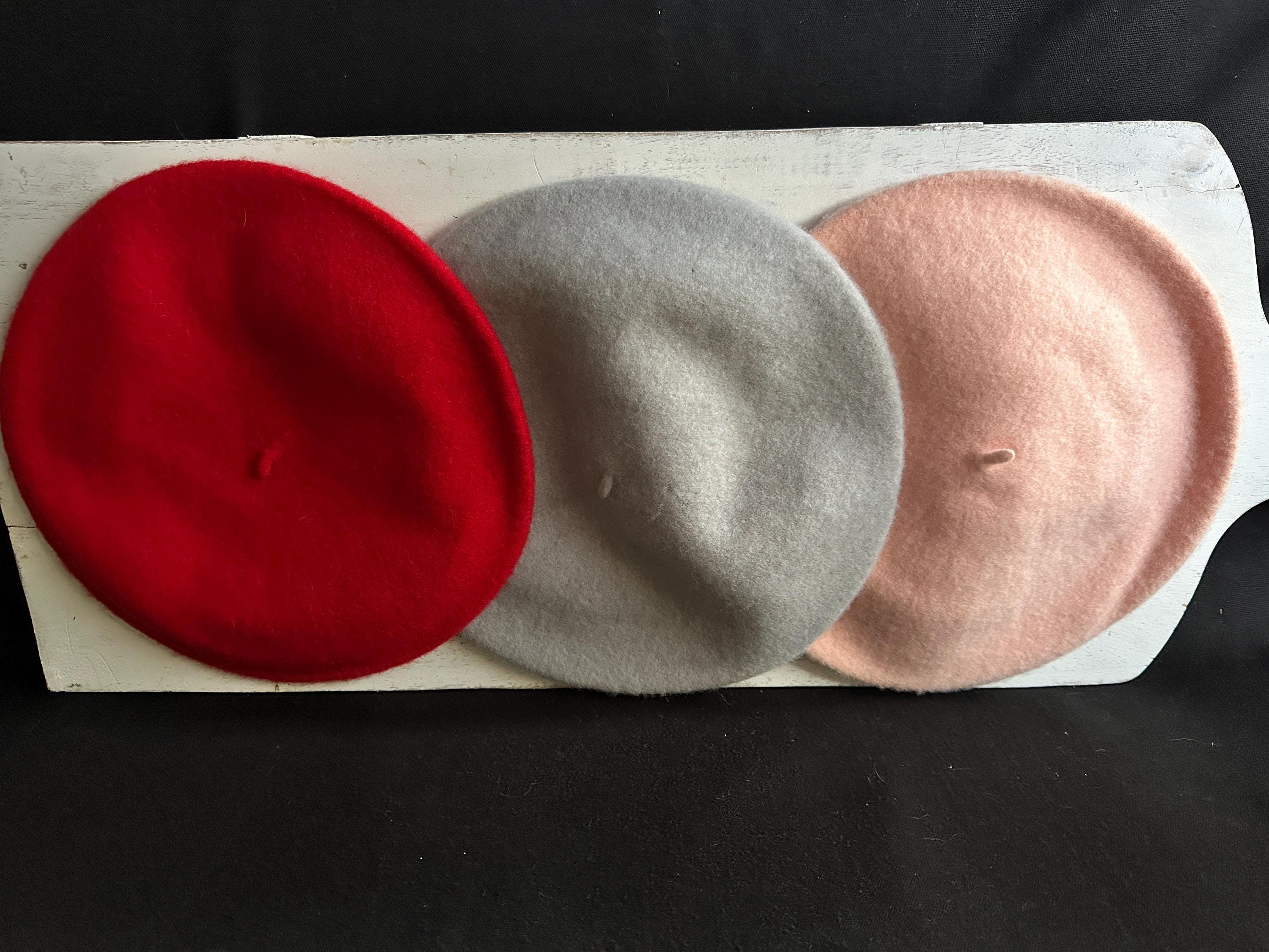 1980s Vintage ARLIN FIFTH AVENUE 100% Wool Beret Hats - Sold 