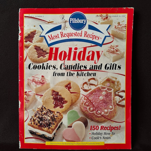 PILLSBURY Most Requested Recipes – Holiday Cookies, Candies and Gifts” Magazine – Issue Dec 31, 1997