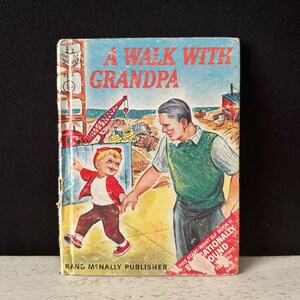 Vintage RAND McNALLY Children’s Story Book 1967 - “A Walk with Grandpa”