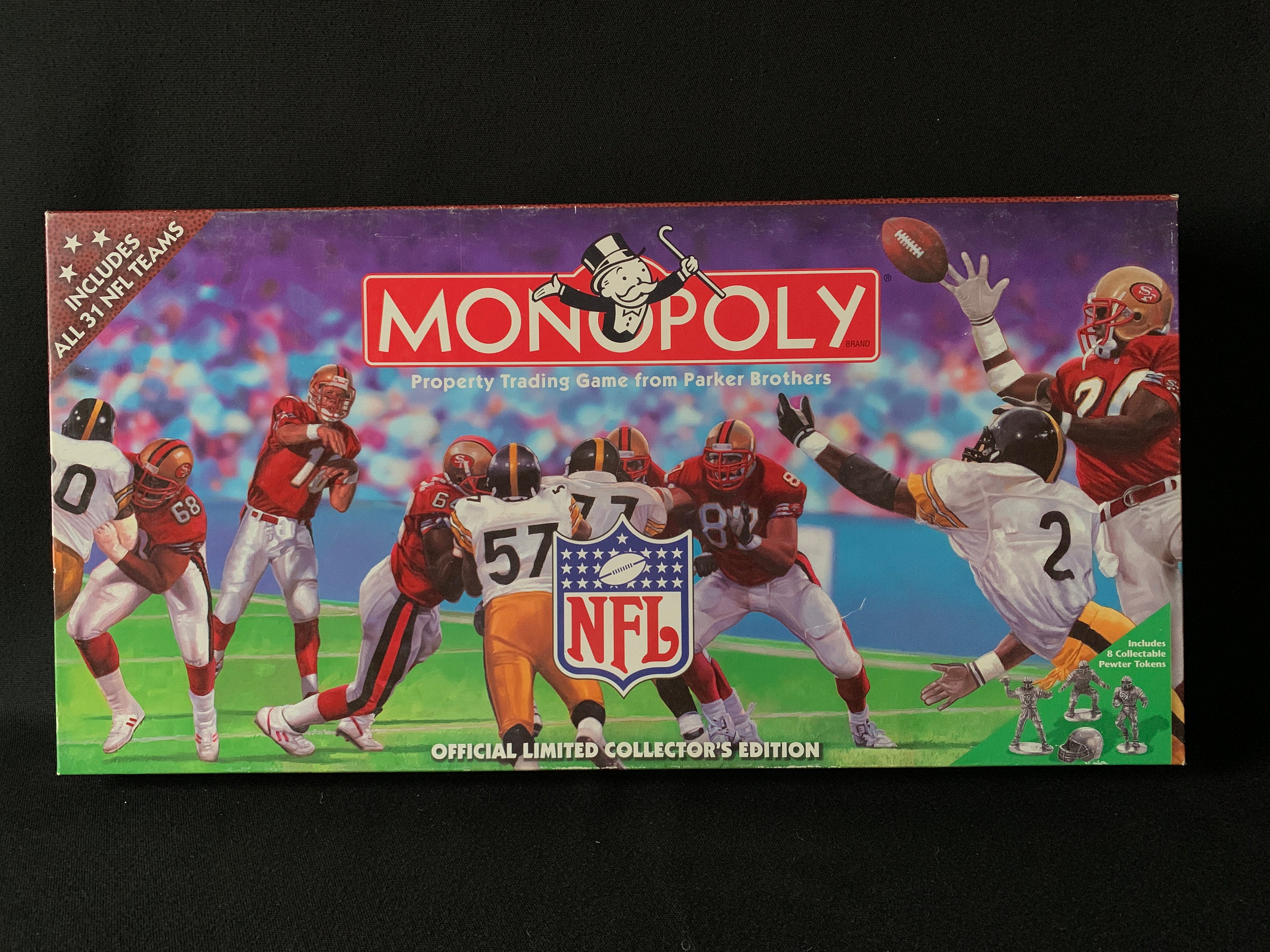 NFL Football MONOPOLY GAME “Official Limited Collector’s Edition 1998