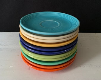 6" FIESTA Saucers - Original Vintage FIESTAWARE - Sold Separately.