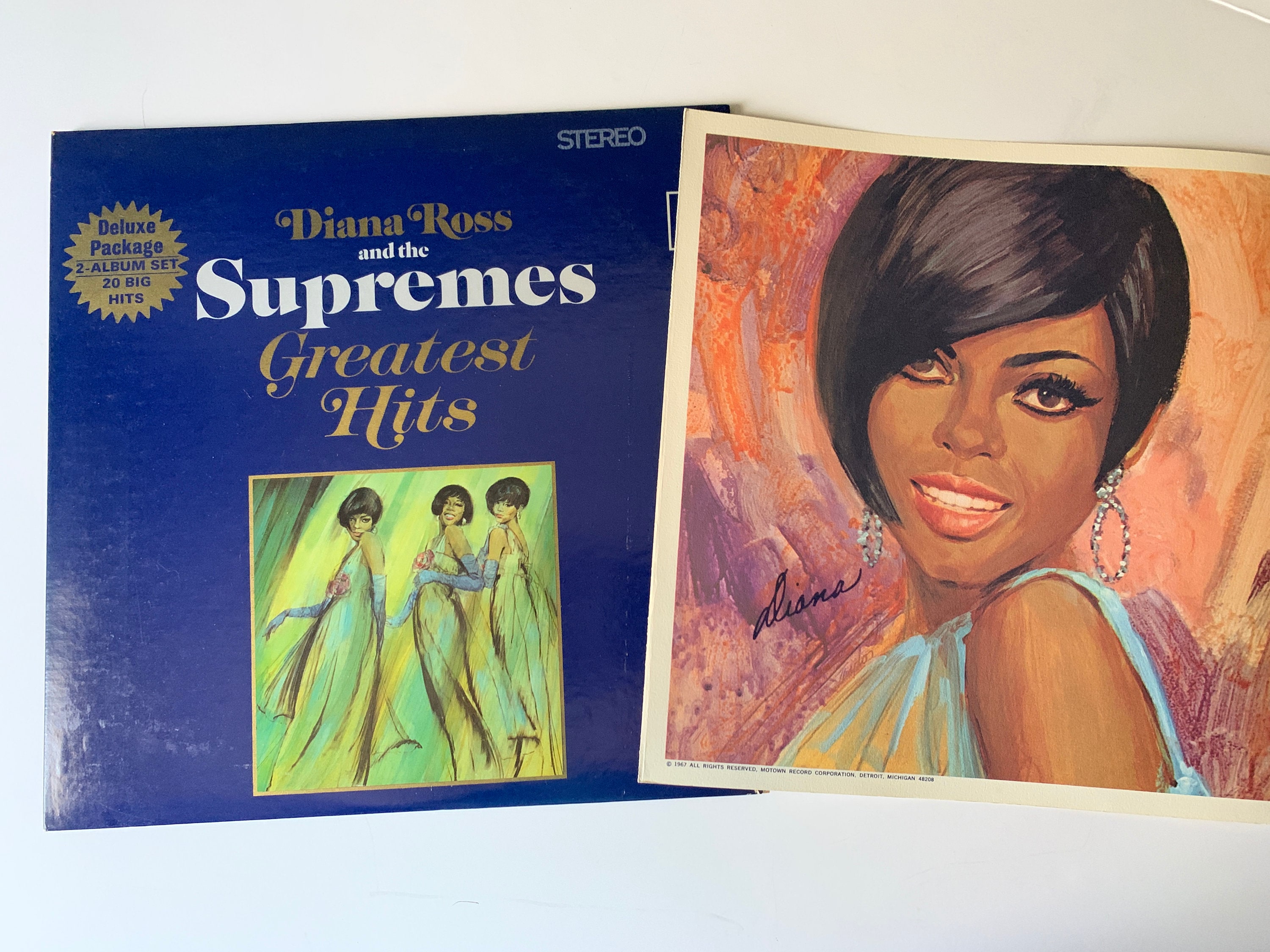 DIANA ROSS and the SUPREMES Greatest Hits 2 Record Set 1967