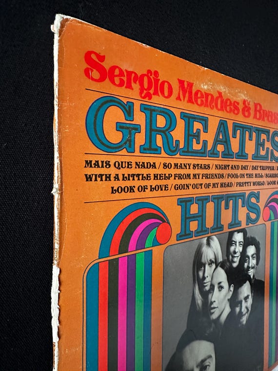 1970 Sergio Mendes & Brasil '66 “greatest Hits” Album SP