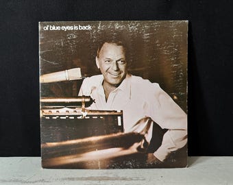 Frank Sinatra "Ol' Blue Eyes Is Back" 1973 Album Gatefold Cover On REPRISE Records