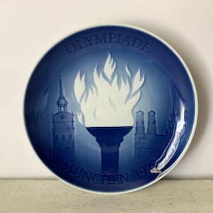 Copenhagen Porcelain Collector’s Plate “Olympiade Munchen 1972” - First Issue