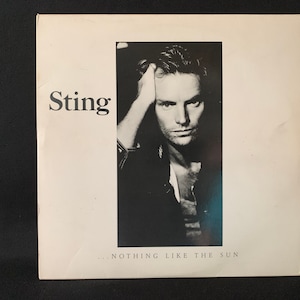 1987 STING Double Album “Nothing Like The Sun” SR-6402 With Lyric Insert