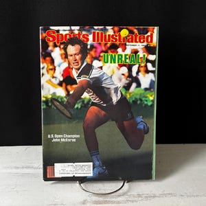SPORTS ILLUSTRATED Magazine Sep. 17, 1984 With Cover Featuring John McEnroe The Men’s 1984 U.S. Open Champion