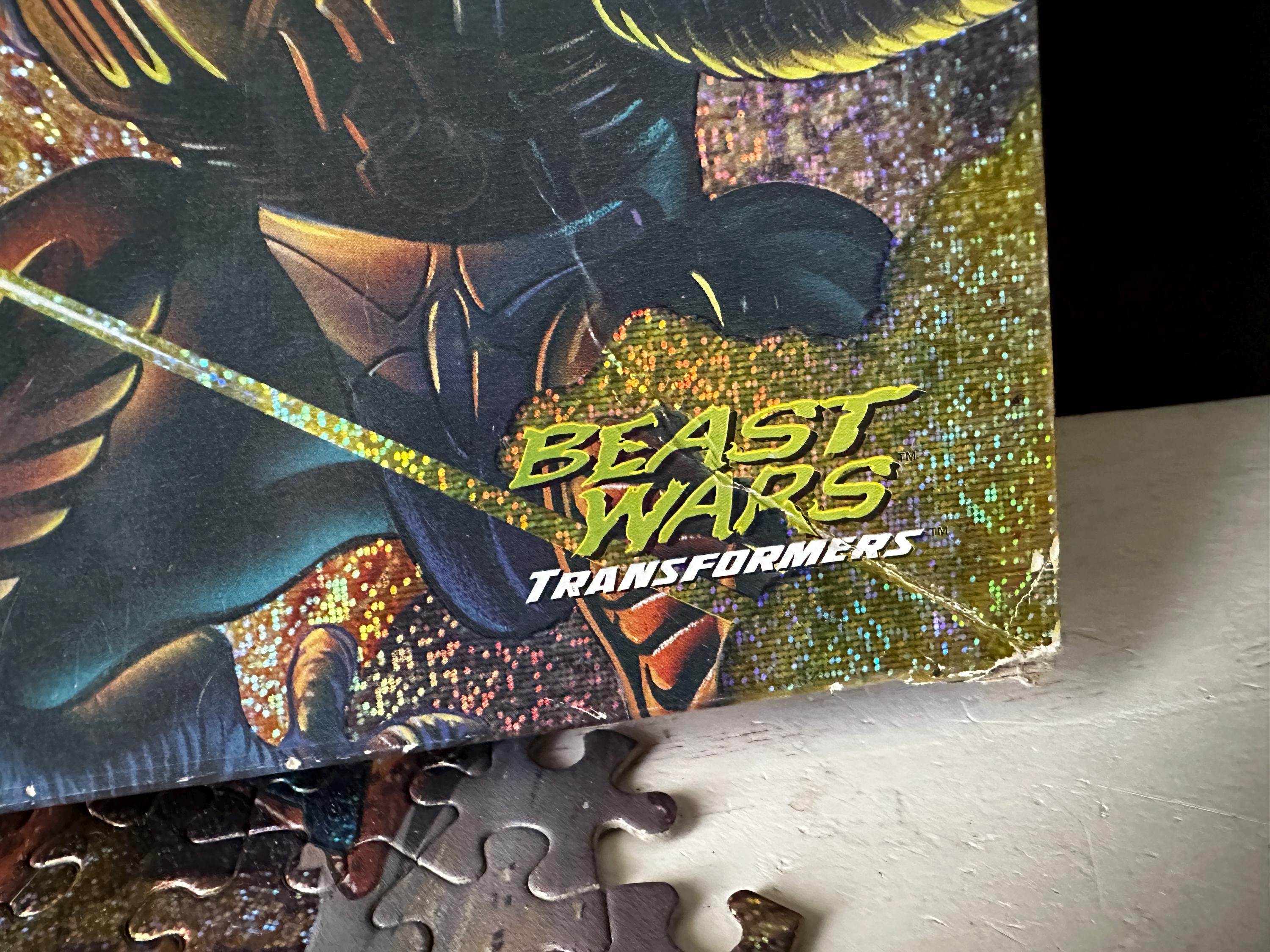 1996 TRANSFORMERS “beast Wars” Holographic Jigsaw Puzzle