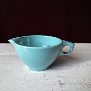 BOONTON WARE Melamine Melmac Creamer Aqua Blue 521-C Mid Century Modern Made In USA