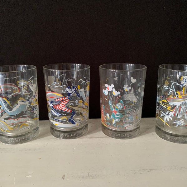 1996 McDonald's WALT DISNEY Blizzard Beach Typhoon Lagoon 25th Anniversary Glasses - Sold Separately