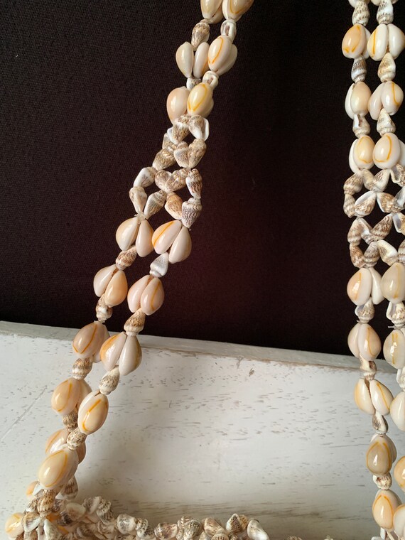 Vintage Filipino Cluster Seashell Shoulder Bag/Purse … Gem