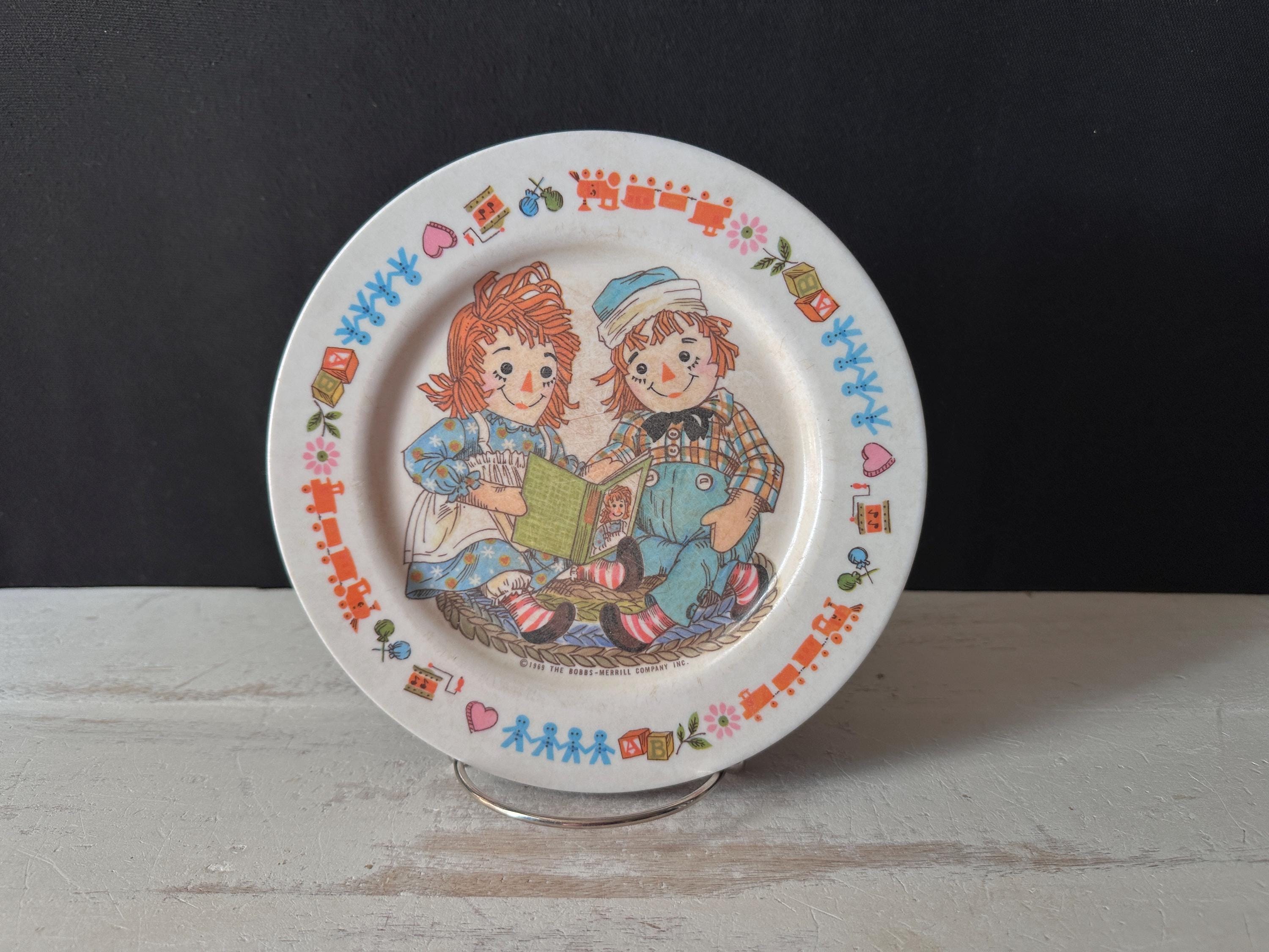Raggedy Ann and Andy Plate - Etsy