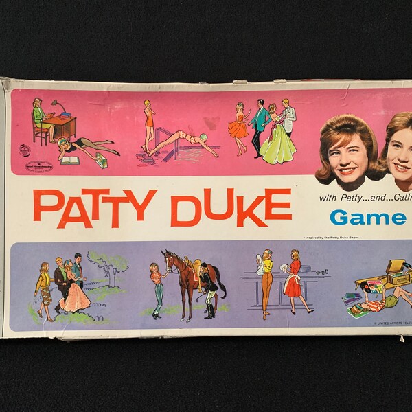 1963 PATTY DUKE Board Game Inspired By The Popular TV Show Of The Same Name