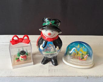 Vintage SNOW GLOBES from the 1950-1960s – Sold Separately
