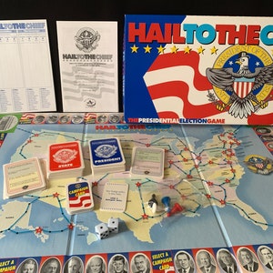 ARISTOPLAY “Hail To The Chief” Board Game Copyright 1987, 2003 edition