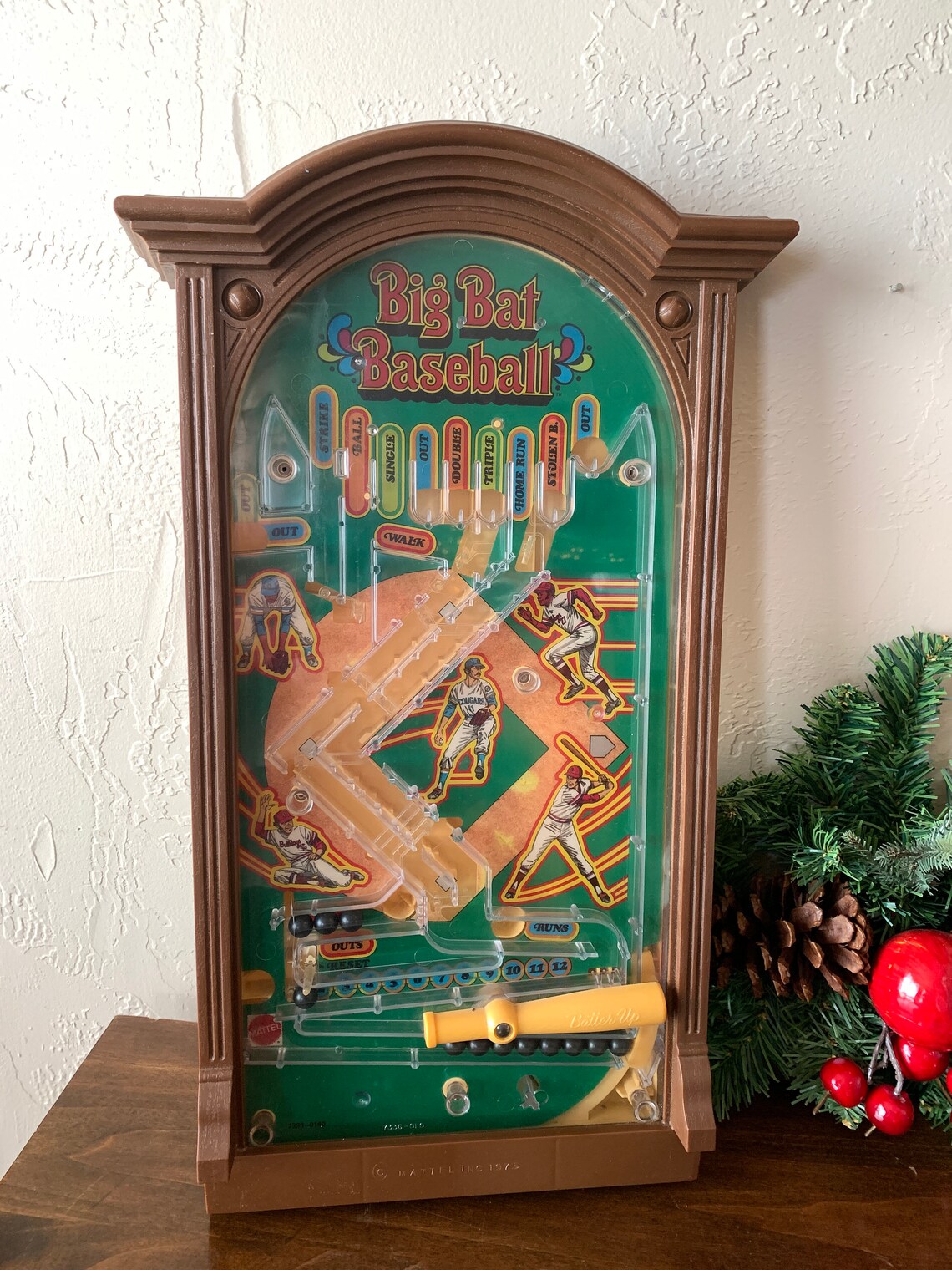 1974 BIG BAT BASEBALL Mechanical Baseball Game Etsy