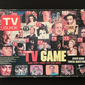 Very, Very Vintage 1984 TV GUIDE Trivia Board Game