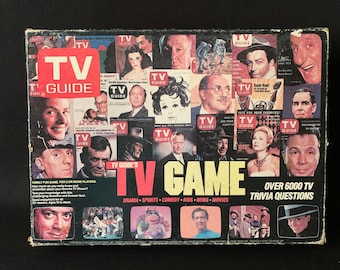 Very, Very vintage 1984 TV GUIDE Trivia Jeu de société