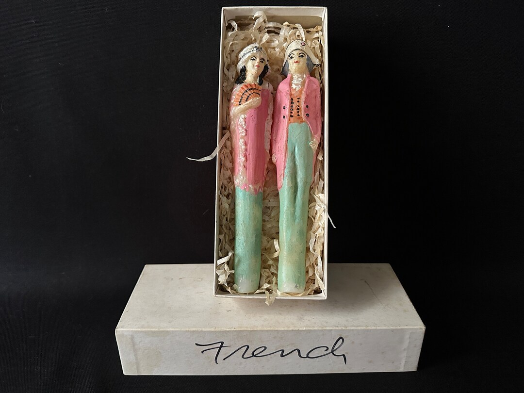 Cape Cod Colonial Candles - Figural 8” Taper Candles - Etsy