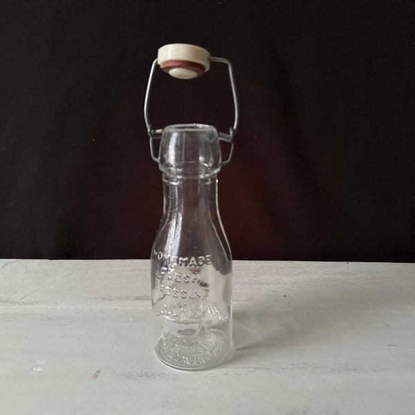 Vintage CROWNFORD GIFTWARE Corp Salad Dressing Bottle Made in Italy 1975