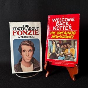 1976 Fun, Fantastic TV Show Paperback Books…The Truth About Fonzie & Welcome Back, Kotter - Sold Separately