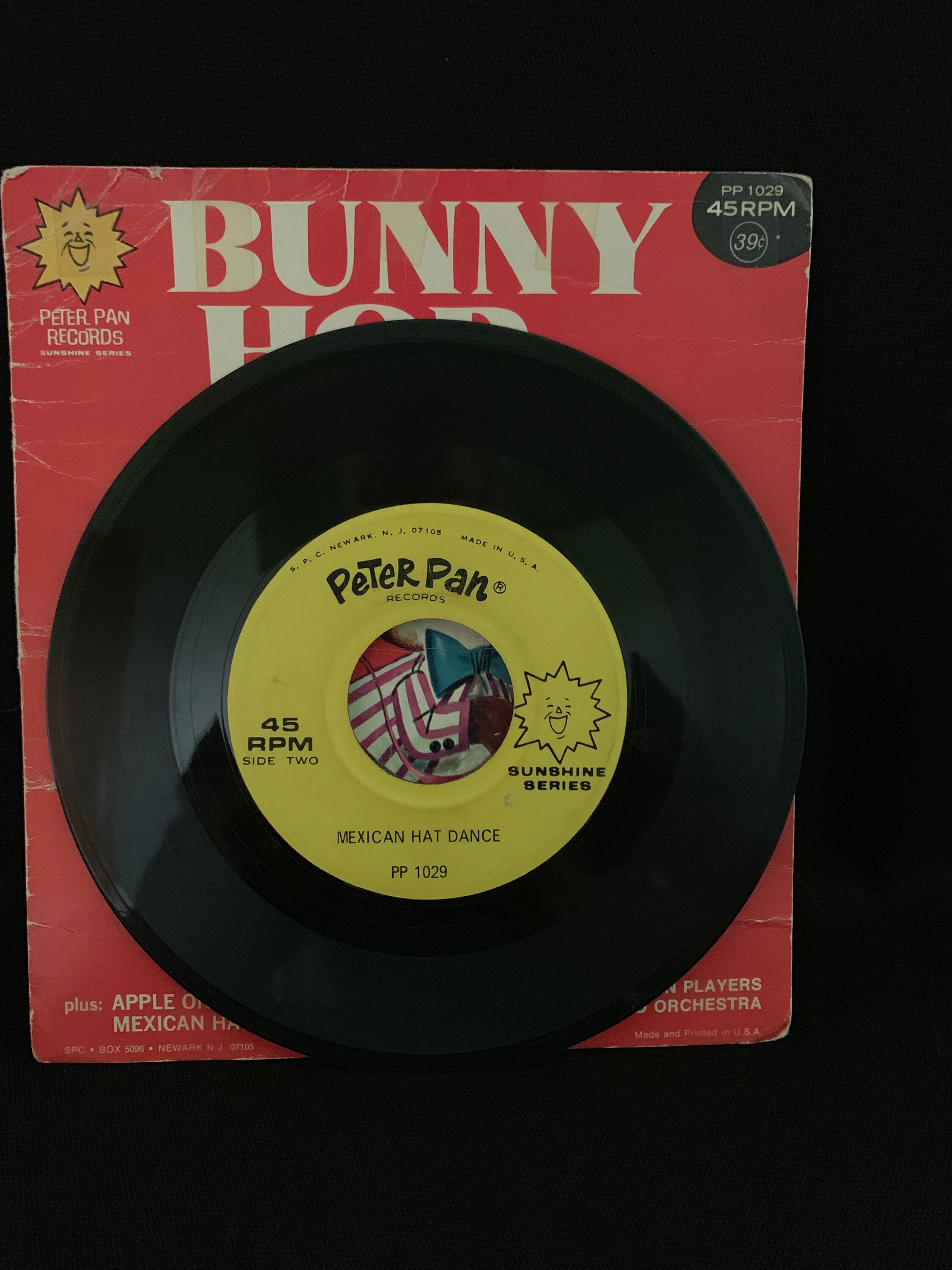Peter Rabbit 45 Rpm Record PETER PAN Records 45 RPM “ Bunny Hop” - Etsy