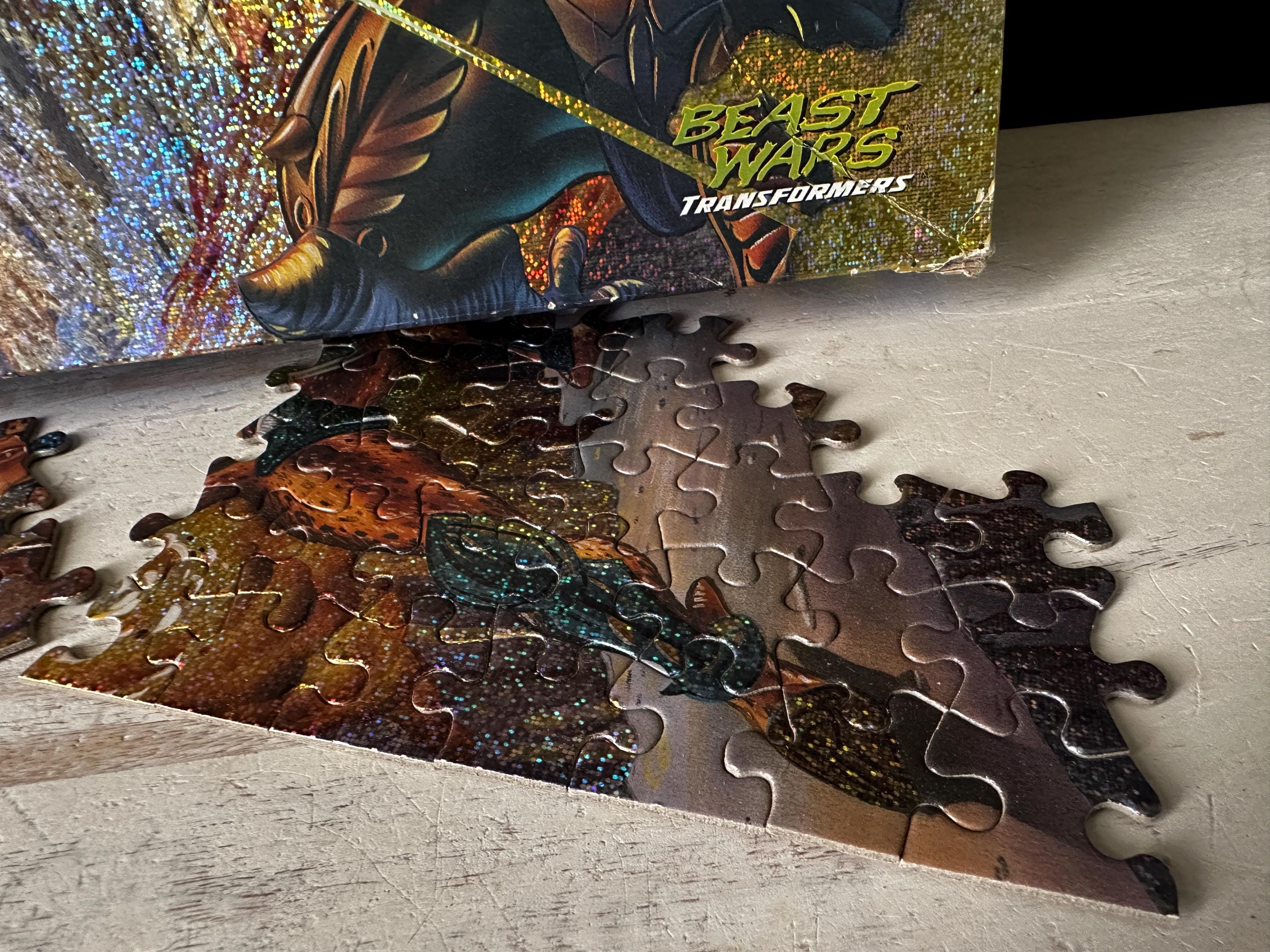 1996 TRANSFORMERS “beast Wars” Holographic Jigsaw Puzzle