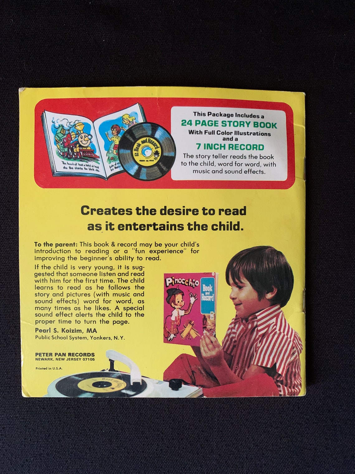 The UGLY DUCKLING Book And 45 Record Set From Peter Pan Etsy