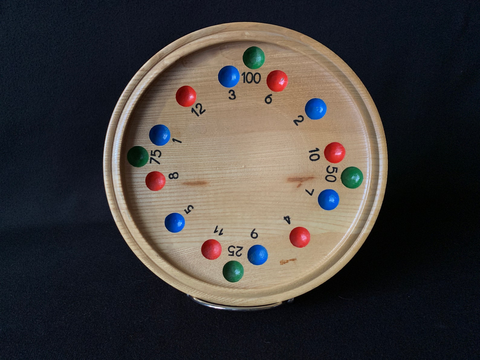 Vintage 1949 1989 Wood Marble Game Board Made in GDR Etsy