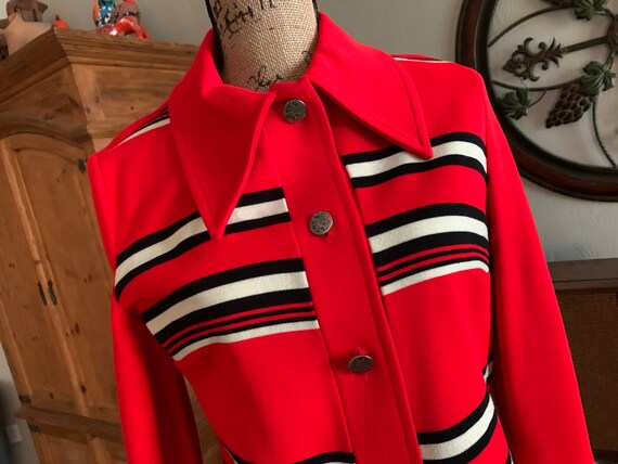 Fantastic Retro Striped 1960s FIRE ISLANDER LADY … - image 3