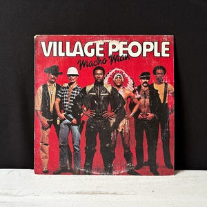 Vintage VILLAGE PEOPLE “Macho Man” LP Record Album 1978