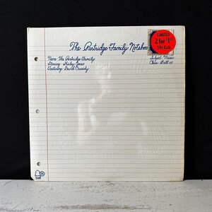 1972 Vintage Vinyl Record “The Partridge Family Notebook”