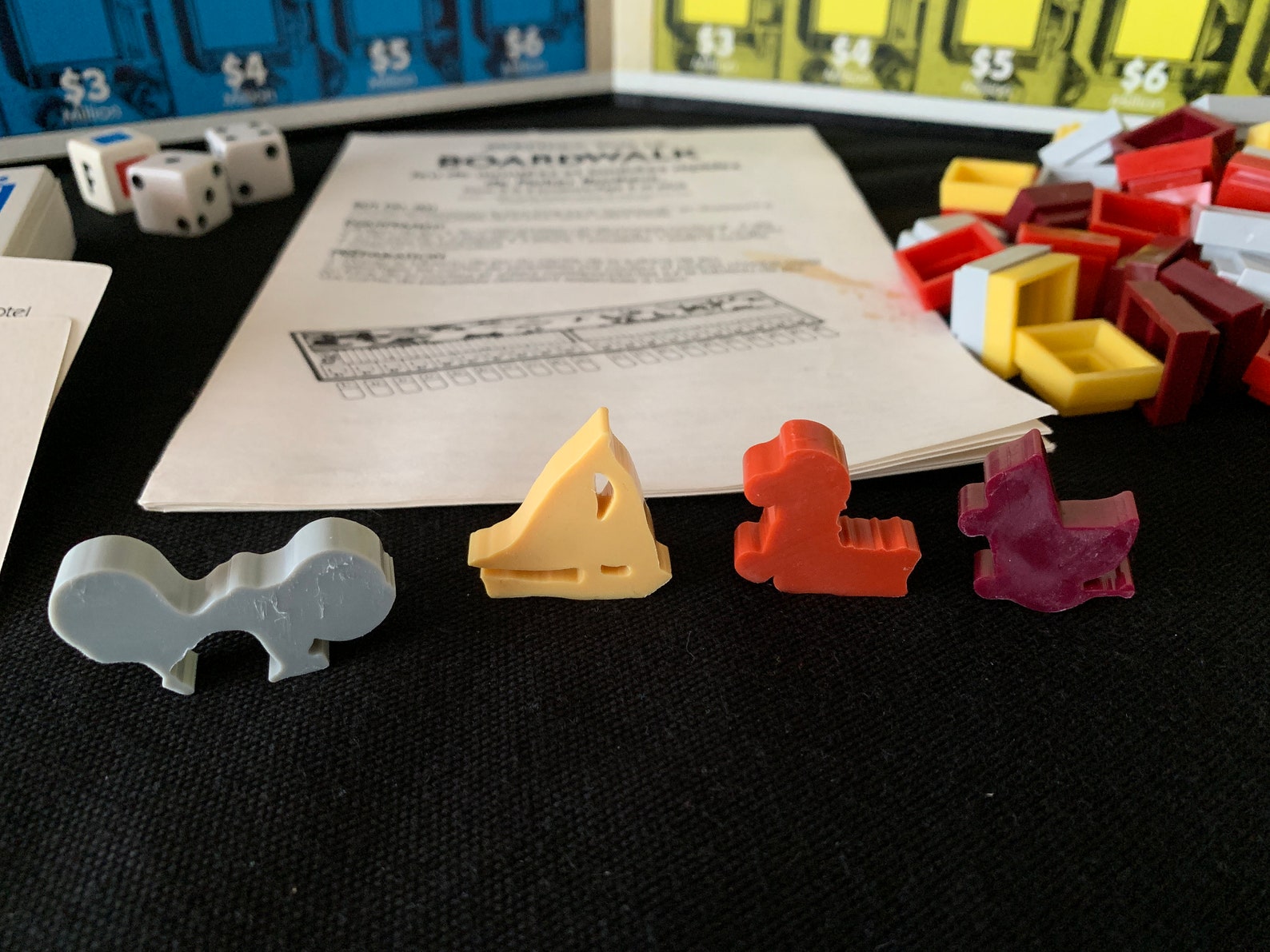 1985 ADVANCE TO BOARDWALK Game - Etsy