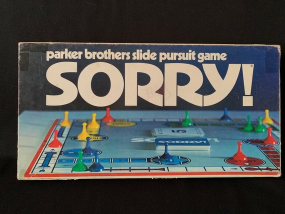 1972 SORRY! ボードゲーム PARKER BROS. #390 - Etsy 日本